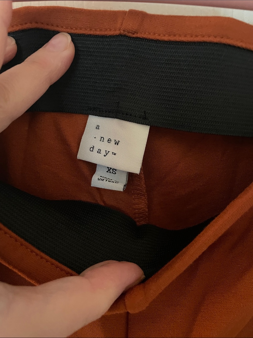 a new day Rust-Brown Flare Pants - Picture 2 of 3
